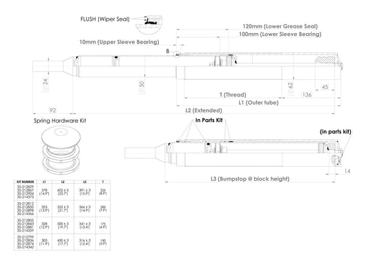 Bilstein Universal Motorsports Strut 46mm - Streetwise