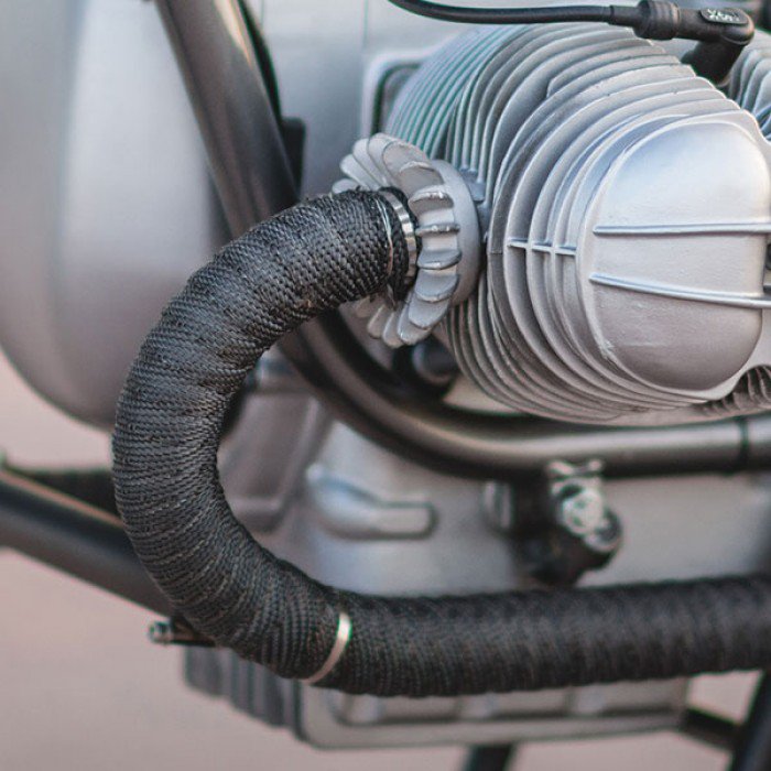 Black HP Color Exhaust Wrap Premium - Streetwise