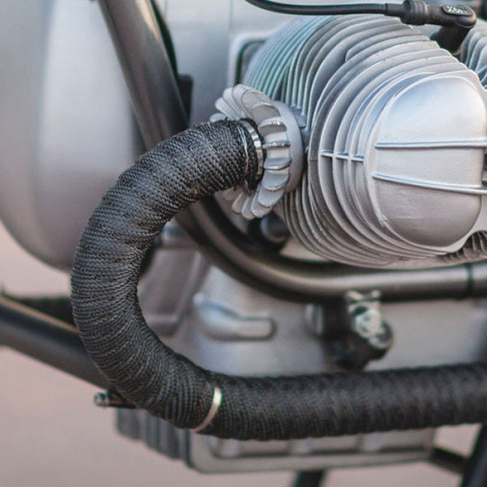 Black HP Color Exhaust Wrap Premium - Streetwise