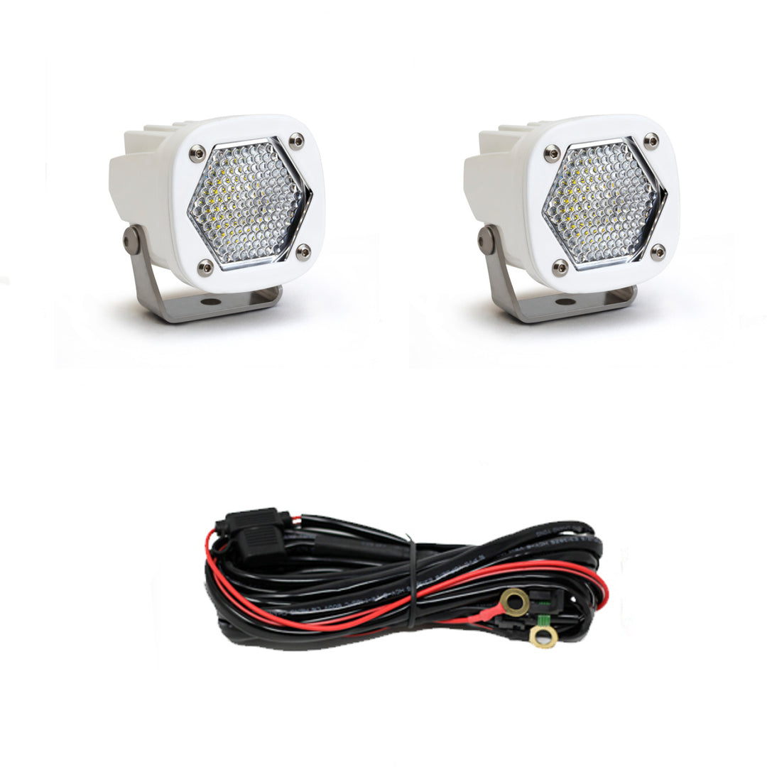 Baja Designs - 387806WT - S1 White LED Auxiliary Light Pod Pair