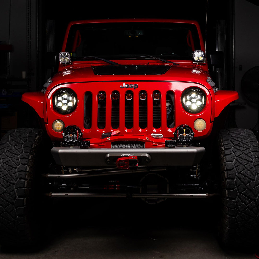DOT LP6 LED Headlight Kit Jeep 2007-2018 Wrangler JK w/LED Headlights (White) Baja Designs