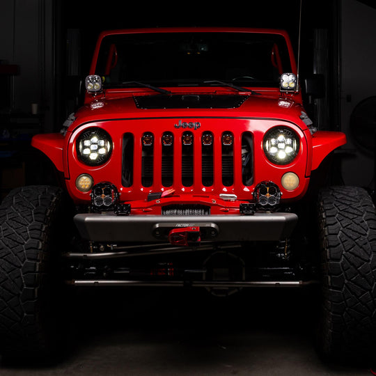 DOT LP6 LED Headlight Kit Jeep 2007-2018 Wrangler JK w/LED Headlights (White) Baja Designs