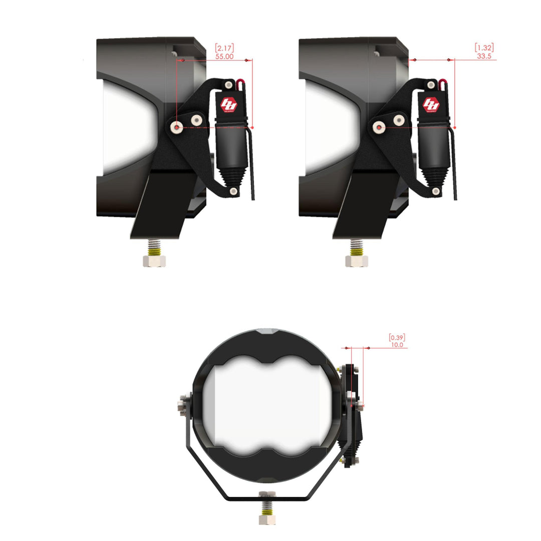 Reflex Light Actuator Kit LP4/LP6/LP9/XL-M Housing Baja Designs