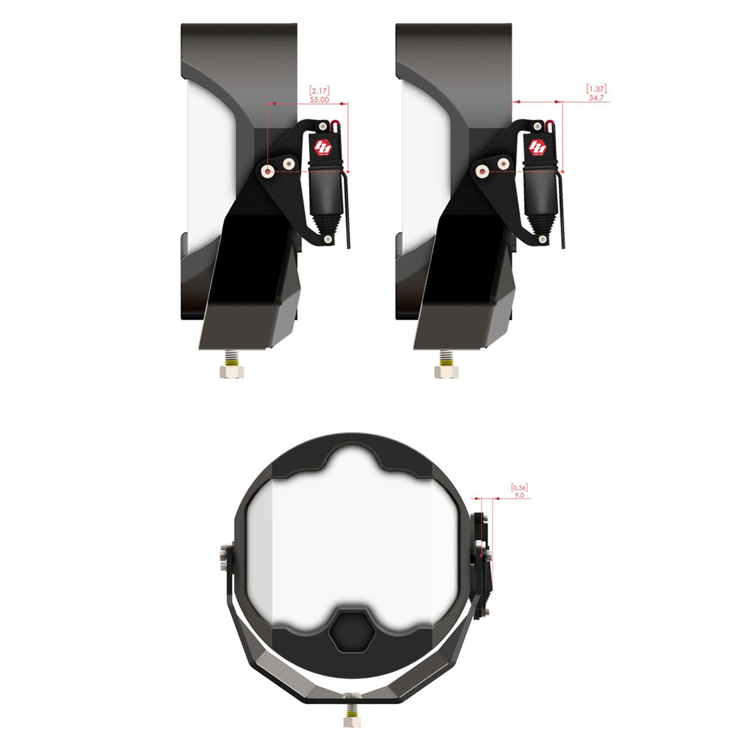 Reflex Light Actuator Kit LP4/LP6/LP9/XL-M Housing Baja Designs