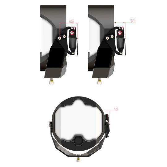 Reflex Light Actuator Kit LP4/LP6/LP9/XL-M Housing Baja Designs