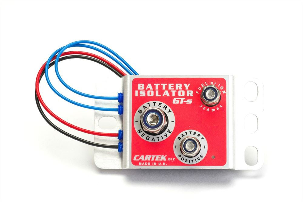 Cartek GT Battery Isolator Kit with Red Buttons