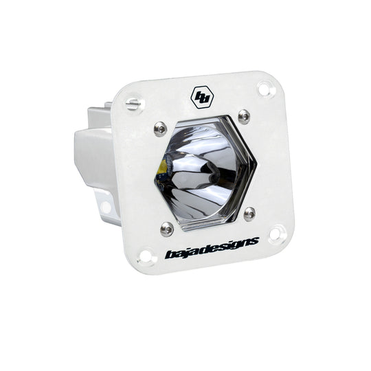 Baja Designs - 381001WT - S1 White Flush Mount Auxiliary Light Pod
